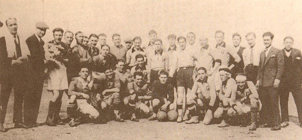 1929/30: Albenga-Alassio 1-2 (le due squadre)